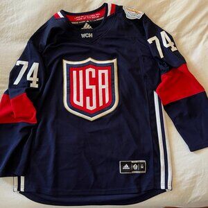 TJ Oshie Team USA 2016 World Cup Jersey Uniform Men's Medium